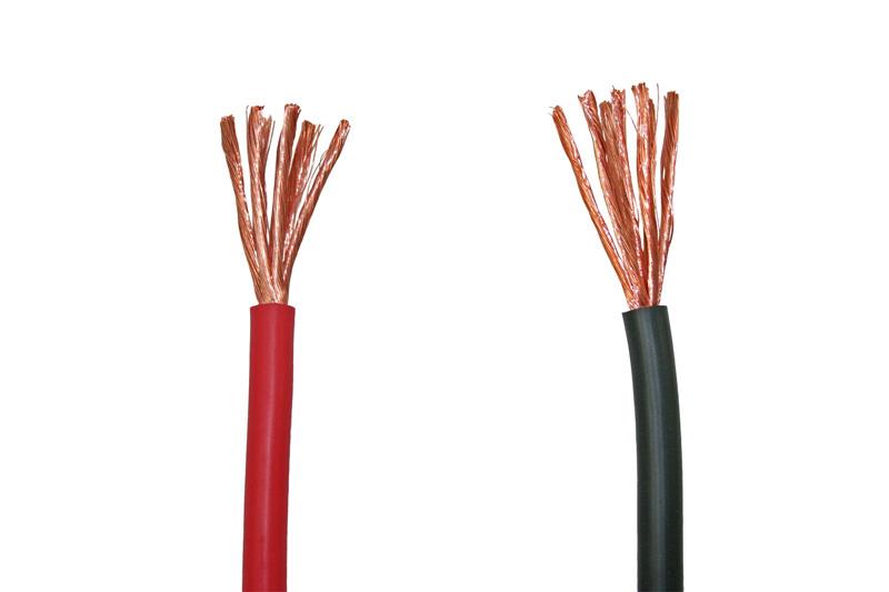 Elektrische kabel 1x 2.5mm² zwart