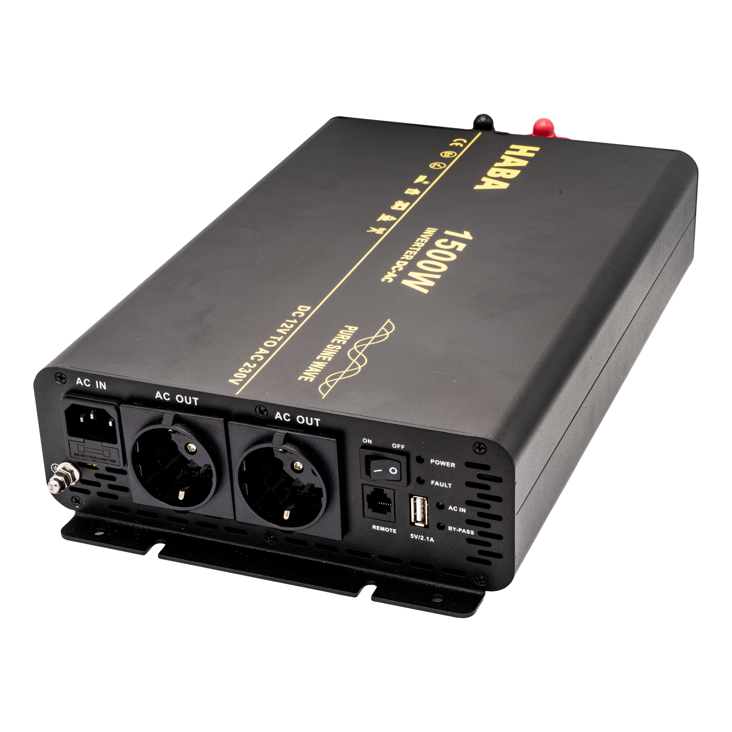 Onduleurs 12V DC à 230V AC