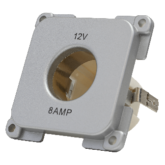 Prise 12V Argenté C-line