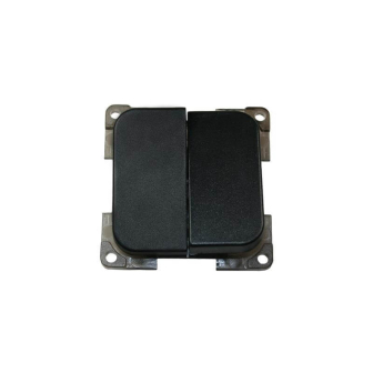 Interrupteur double Noir C-line