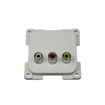 Prise Audio-/video Blanc C-line