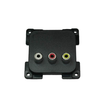 Prise Audio-/video noir C-line