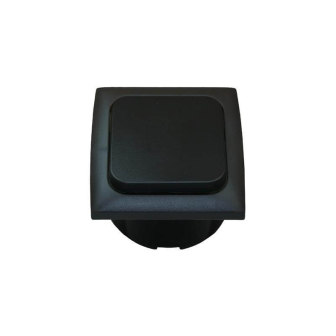 Interrupteur+entourage+cabochon noir Opal