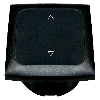 C-Line commutateur a échelons avec entourage + cabochon noir