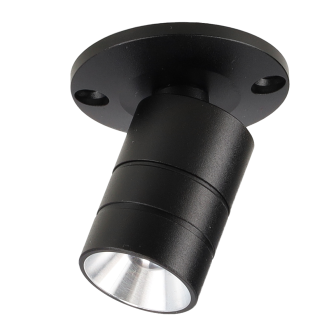 Tollo mini spot en applique noir