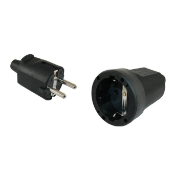 Fiche mâle plastique