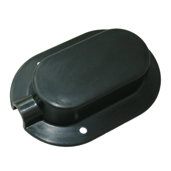 Cache entrée de câble noir