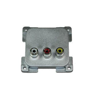 Prise Audio-/video argente C-line