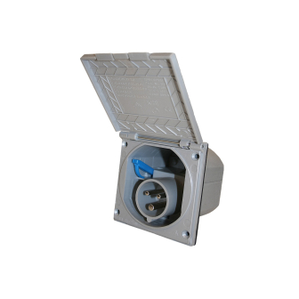 Socle a encastrer grise-argent