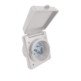 Marine socle a encastrer 16A blanc