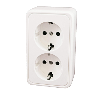 Double prise 230V à la terre