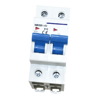 Disjoncteur automatique bipolaire B10A