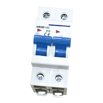 Disjoncteur automatique bipolaire B16A