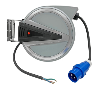 Enrouleur de câble automatique 15m 3x2.5mm² avec prise