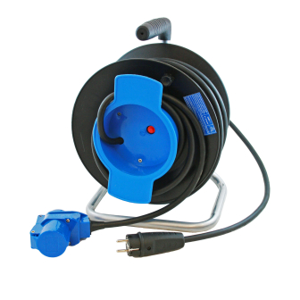 Enroul.25mtr 3x2.5 Schuko prise+fiche de raccordement