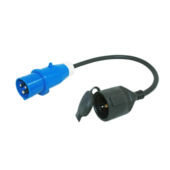 Adapter 3x2.5mm² 50cm CEE mâle/Schuko