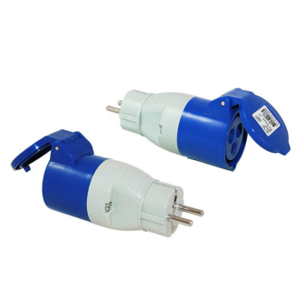 Adaptateur mâle Schuko