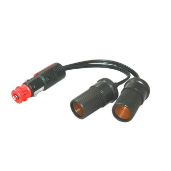 12v adaptateur 2xfemelle grand diam.