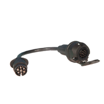 Adaptateur 13WEST-->13DIN avec éclairage intérieur