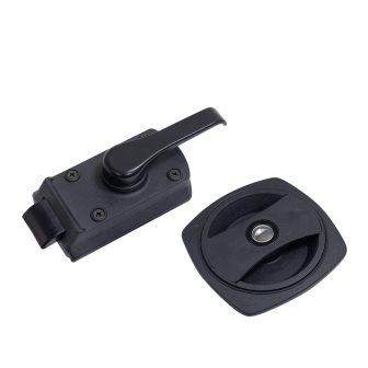 Caraloc 640 noir + serrure interieure (droite)