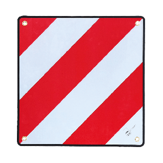 Flexible panneau de signalisation 50x50cm plastique Italie e
