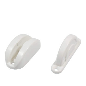 Arrêt de porte plastique blanc