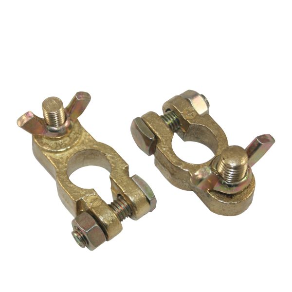 Cosses de batterie avec écrou à oreilles M8 et M10