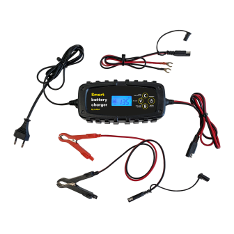 Chargeur de batterie 12V adapté pour le plomb et le lithium,