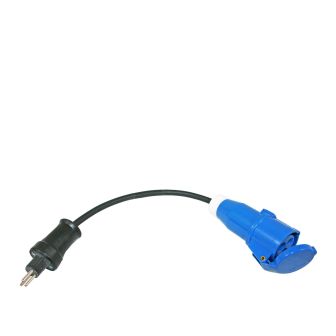 Adaptateur 40cm prise Suisse + CEE femelle