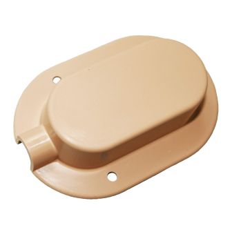 Cache entrée de câble beige