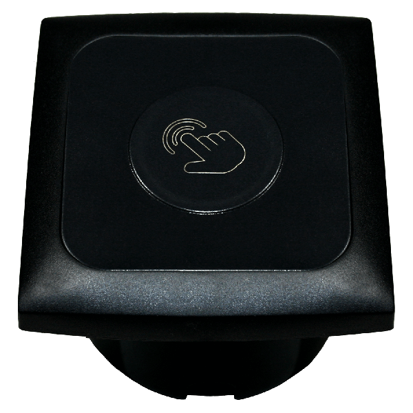 C-Line gradateur tactile dimmer éclairage avec Opal cadre noir - sans emballage de vente