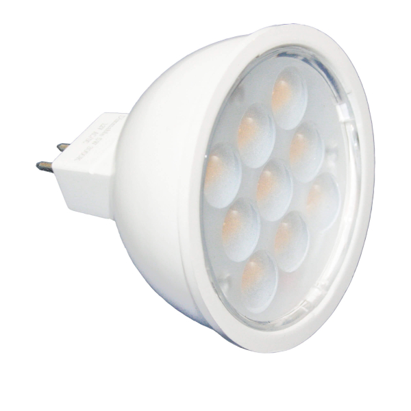 MR16 SMD LED ampoule LED stabilisée entre 10 et 30V - 400 lumen