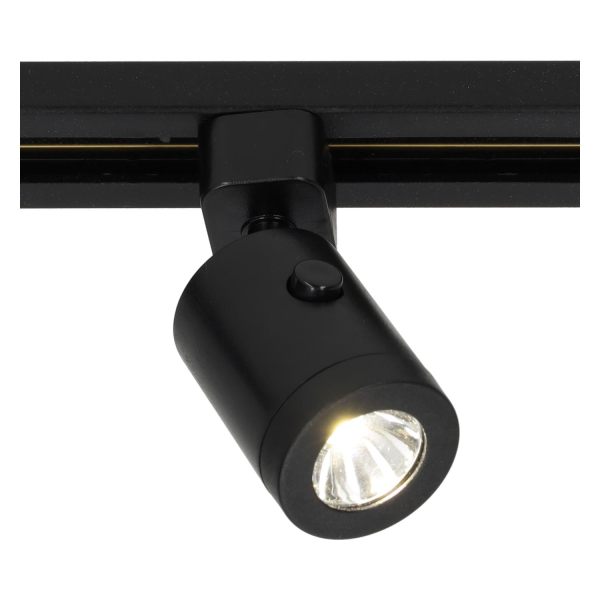 Lanciano rail spot petit - ECE R10 - noir - sans emballage de vente