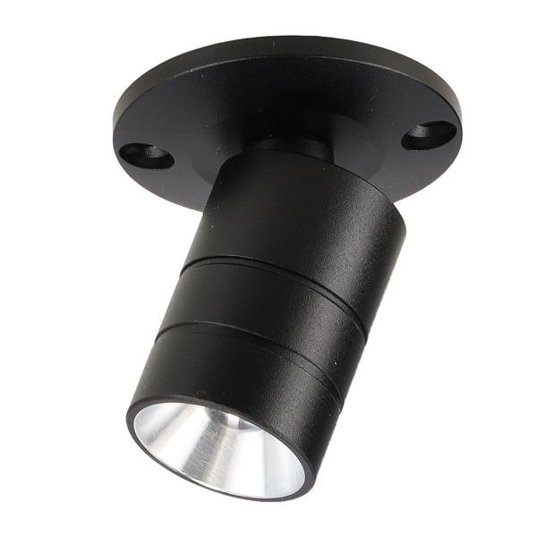 Tollo mini spot en applique noir