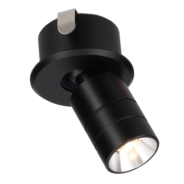 Rapino mini spot encastrable noir