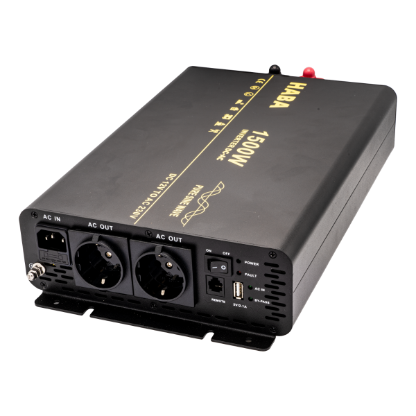 Pure Sine Wave ondoleur sinusoïdal - 1500W avec priorité AC