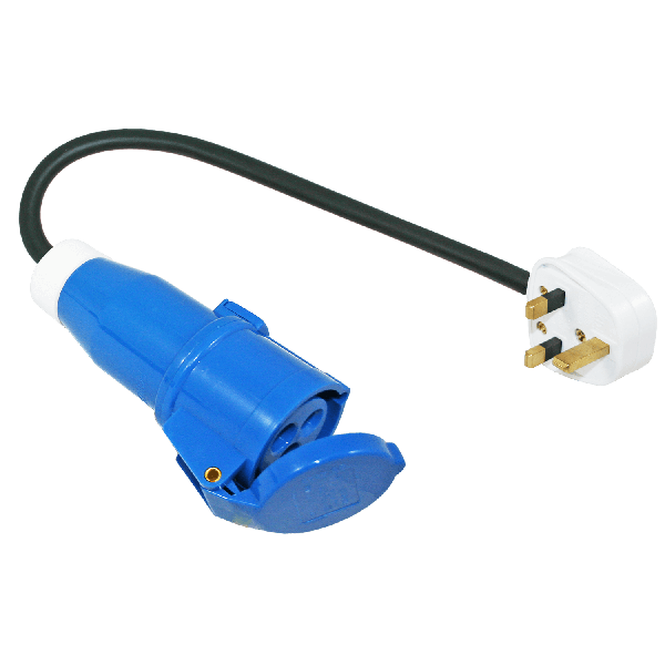 Câble adaptateur fiche Anglais vers prise CEE
