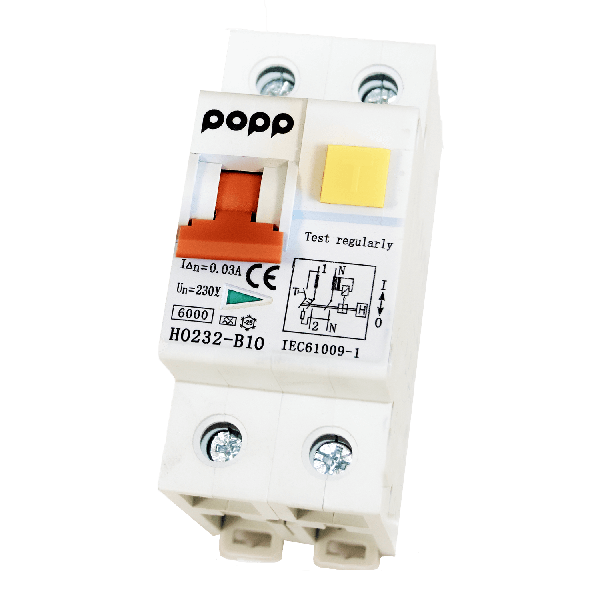 Disjoncteur différentiel B10A 30mA type A