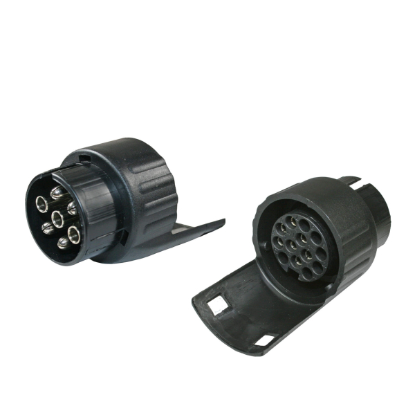 Adaptateur prise caravane 7 broches vers 13 broches DIN - Mini