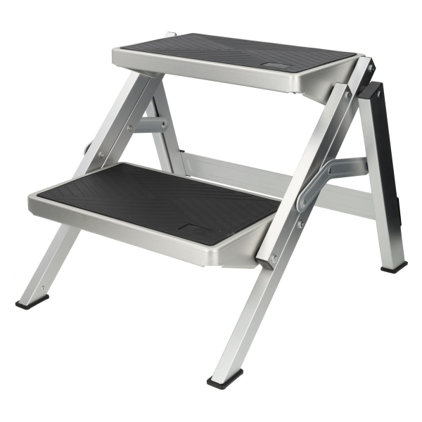 Marchepied double marche pliable Nelson en aluminium