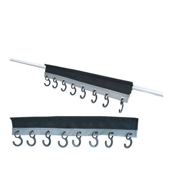 8-hook-organizer porte manteau pour tente avec crochets en plastique