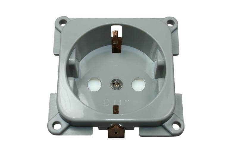 C-Line prise 230V gris