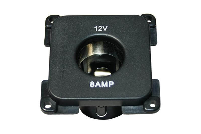 C-Line prise 12V pour camping-car et caravane noir