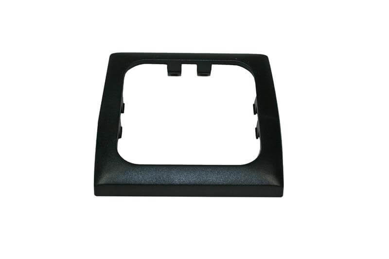 Opal cadre simple pour prise noir