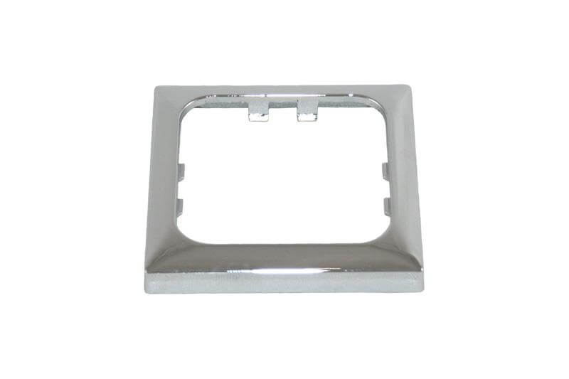 Opal cadre simple pour prise chrome