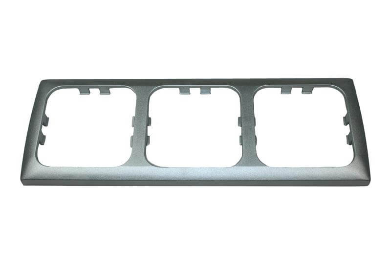 Opal cadre triple pour prises argent