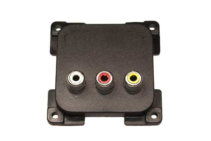 C-Line prise audio/video marron