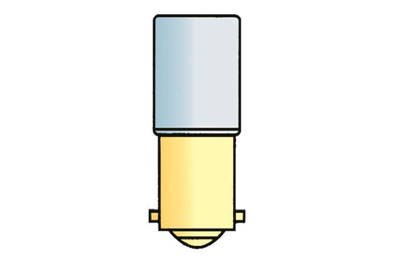 Ampoule tubulaire BA9S 12V halogène - 4W - sans emballage de vente