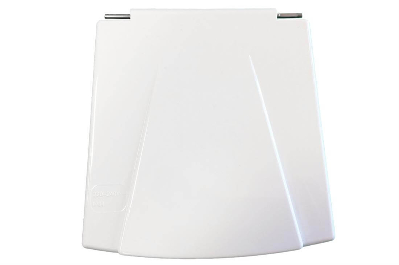 New Model Line couvercle seul pour prise extérieure blanc