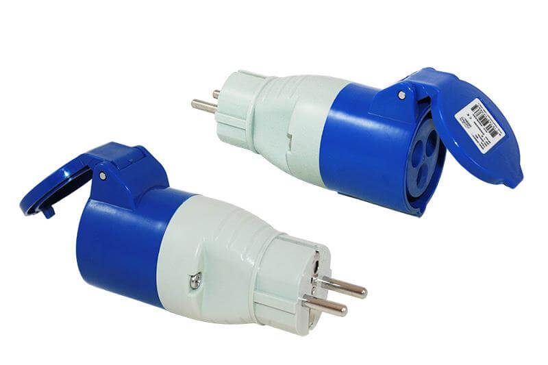 ADAPTATEUR SCHUKO FICHE MÂLE - CEE FICHE FEMELLE, Auparavant art. 4609420B